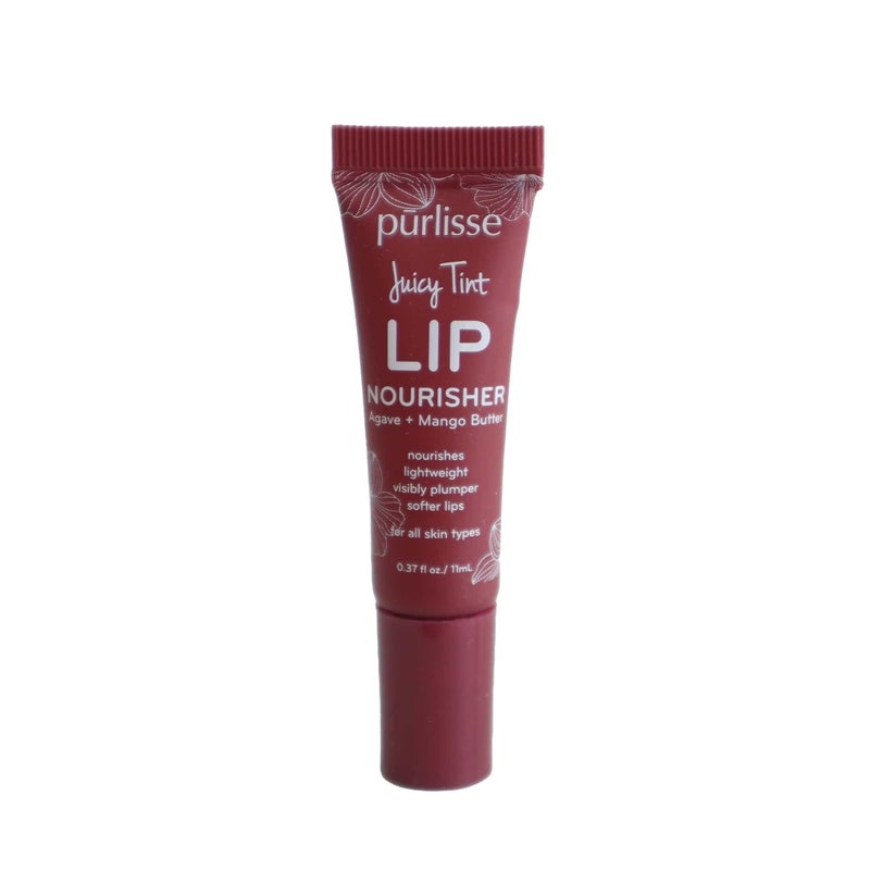 prlisse Juicy Tint Moisturizing Tinted Lip Balm for Women Hydrating Lip Treatment for Dry Cracked Lips Enriched with Shea Butter Jojoba Oil for Plumper Soft Lips Berry Shine 38 oz
