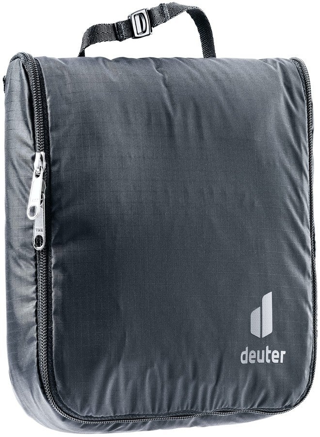 Deuter Wash Center Lite I - Lightweight Hanging Toiletry Bag for Trekking and Travel - Black - Image 1