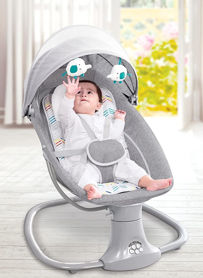 كرسي هزاز للأطفال مع جهاز تحكم عن بعد - Image 1