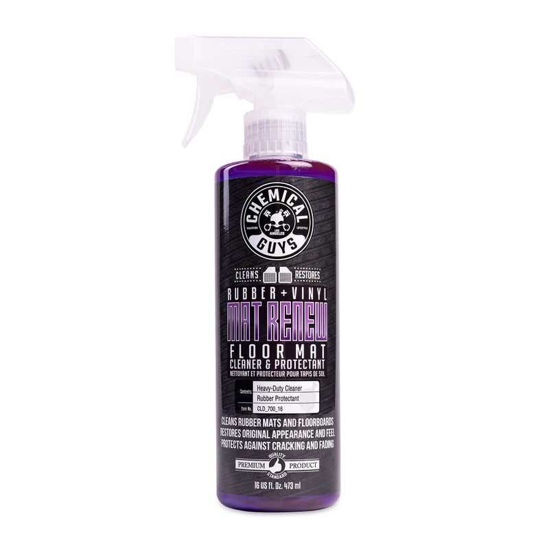 Chemical Guys Mat Renew Rubber and Vinyl Car Floor Mat Cleaner & Protectant - Cleans & Restores Rubber Liners, Running Boards, Safe for Cars, Trucks, SUVs, and More - 16 oz - Image 1