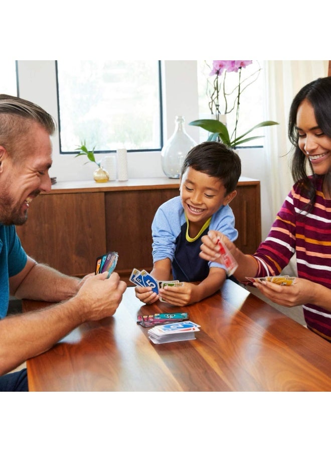 (Uno) Card Game Family Games Flip Side - Image 3