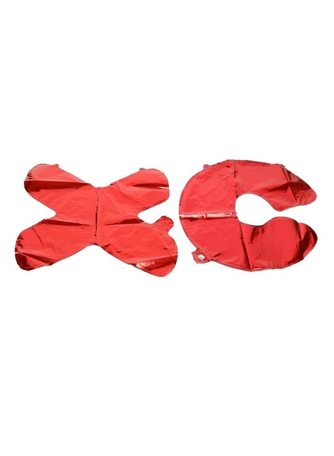 سوتشات بالونات سوتشات XOXO | بالونات مايلر فويل بأحرف عيد الحب - زينة لحفلات توديع العزوبية وحفلات الزفاف وحفلات ما قبل الزفاف ودعائم التصوير ولوازم حفلات عيد الحب (أحمر) - Image 3