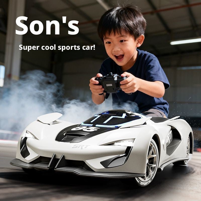 1:18 RC Drift Racing Car with Spray, 4WD - Image 2