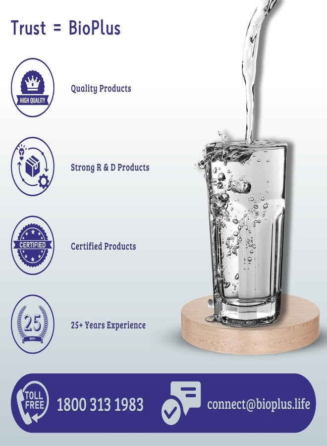 BioPlus Bio+ 11" Zinc & Copper Cartridge I 9-in-1 H2AAA Water Filter | Hydrogen-Rich Mineralising Filter | Alkaline Water Enhancement | Improves Taste & Refreshment - 18000 LTR Life - Image 5