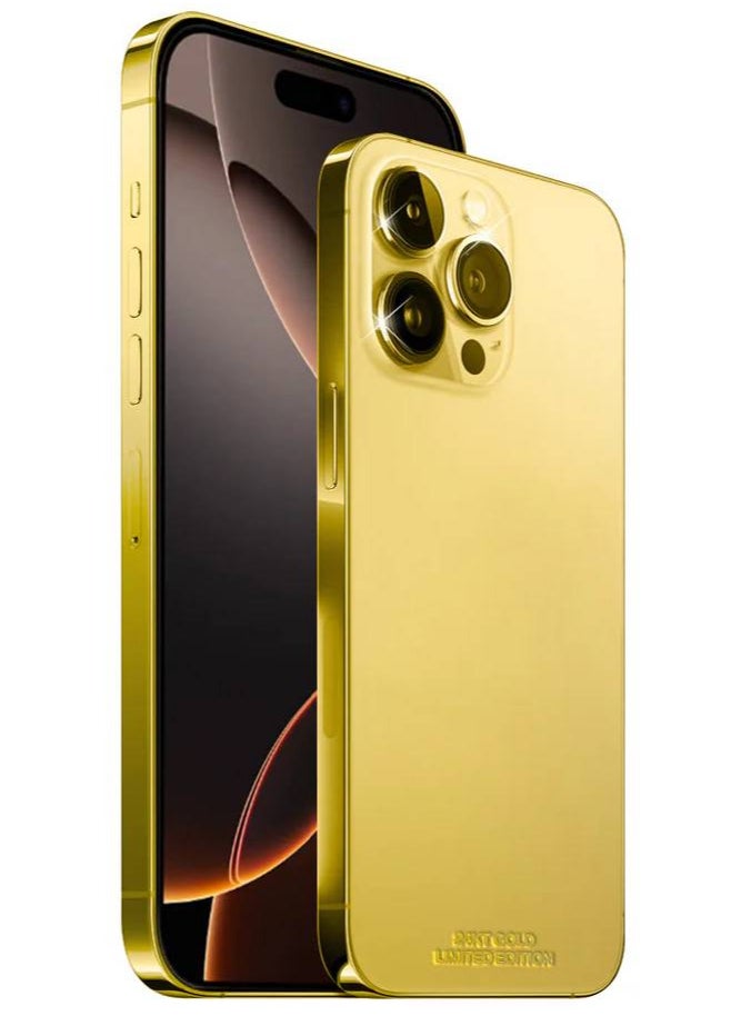 CAVIAR Caviar Luxury 24k Gold Plated Customized iPhone 16 Pro Max 1 TB Gold  - Image 4