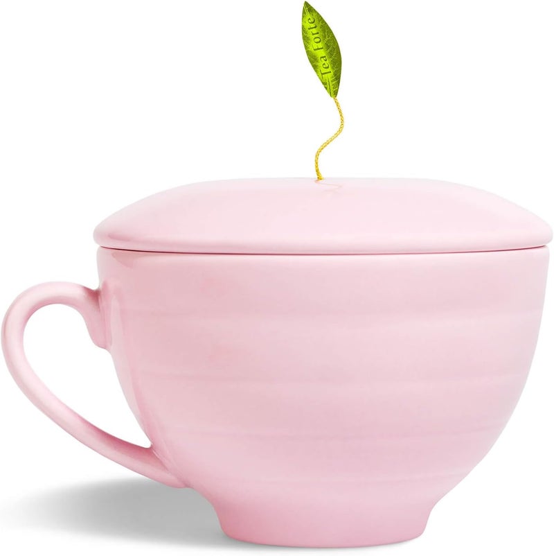 Tea Forte فنجان شاي بورسلين روز بينك 8 أونص من تي فورت - Image 1