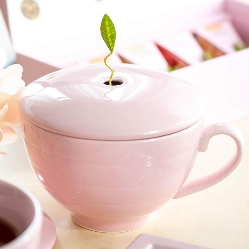 Tea Forte فنجان شاي بورسلين روز بينك 8 أونص من تي فورت - Image 4