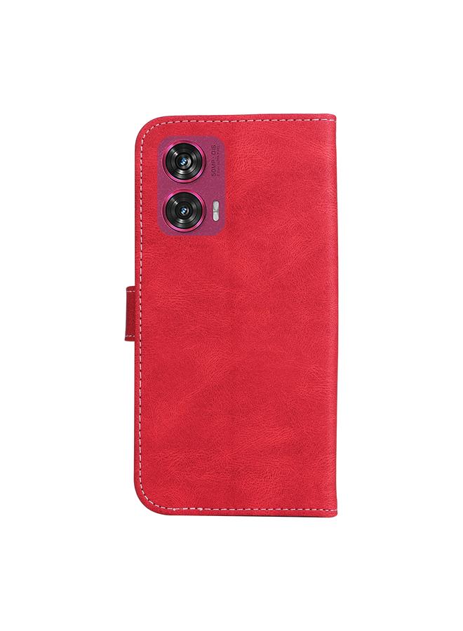 اس-توب جراب لهاتف موتورولا إيدج 50 فيوجن، جراب جلدي بثلاثة ألوان - Image 3