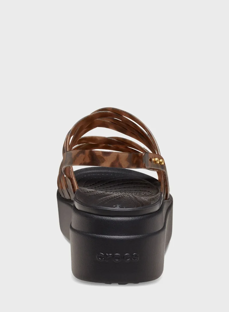 crocs Multi Strap Wedge Sandals
