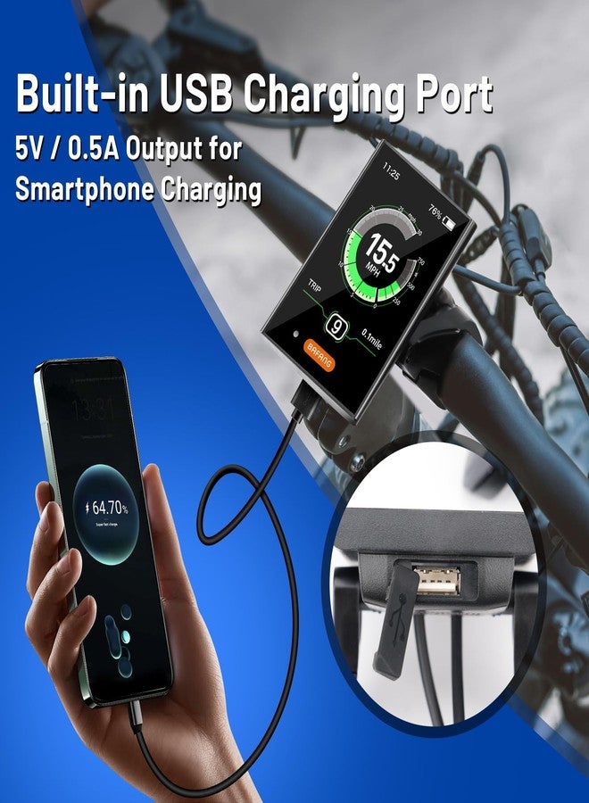 BAFANG Ebike Display DPC18 for BBS01B BBS02B BBSHD UART Version Mid Drive Motor, 0-9 Pedal Assist Levels E-Bike Computer Display - Image 5