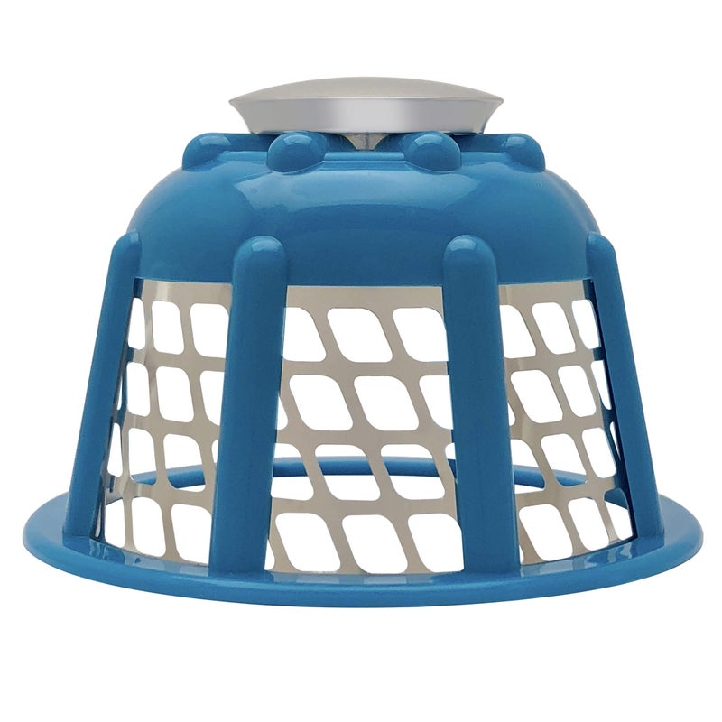 Tubbrella The Most Innovative Bathtub Drain StrainerHair Catcher Blue