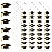 JULMELON 576 PCS Graduation Cap Stickers Black Gold Graduation Hat Stickers Envelopes Sealing Labels Grad Cap Stickers for Water Bottles Class of 2026 College High School Graduation Party Supplies - Image 4
