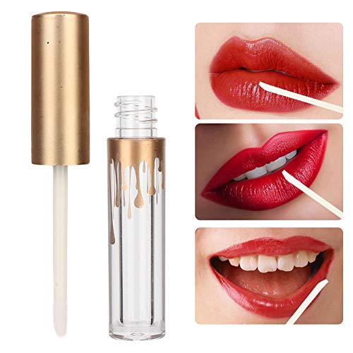 Rotekt1740 10 pcs Empty Lip Gloss Tubes, Transparent and Glod Plastic Lip Gloss Tube Containers DIY Lipstick Balm Travel Makeup Transparent Bottle With Matte Gold Cap Lip Gloss Bottles - Image 5