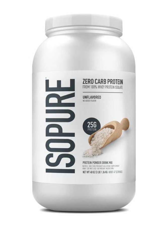 IsoPure Zero Carb Protein Unflavored 3lb
