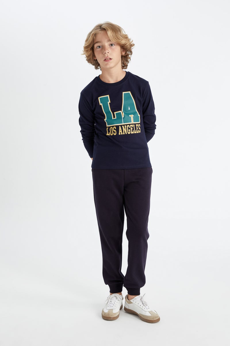 ديفاكتو بنطلون سويت بانتس للمدرسه اولادي كحلي قصة عادية - Image 3