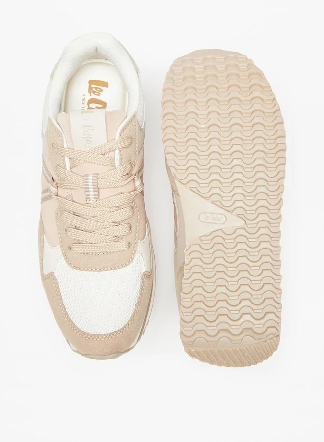 لي كوبر Women's Textured Lace-Up Sneakers