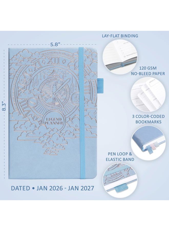 Legend Planner LP Schedule A5 Dated (Periwinkle, A5 (5.5'' x 8.3'')) - Image 4