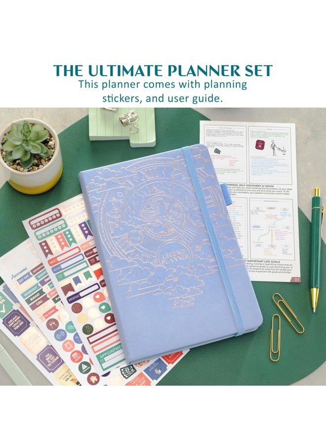 Legend Planner LP Schedule A5 Dated (Periwinkle, A5 (5.5'' x 8.3'')) - Image 3