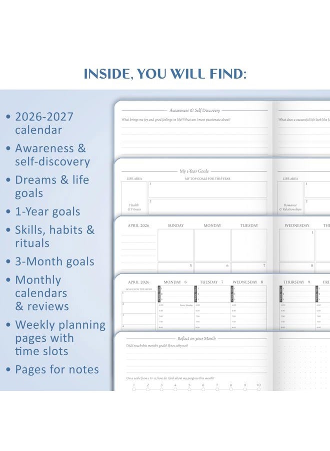 Legend Planner LP Schedule A5 Dated (Periwinkle, A5 (5.5'' x 8.3'')) - Image 5