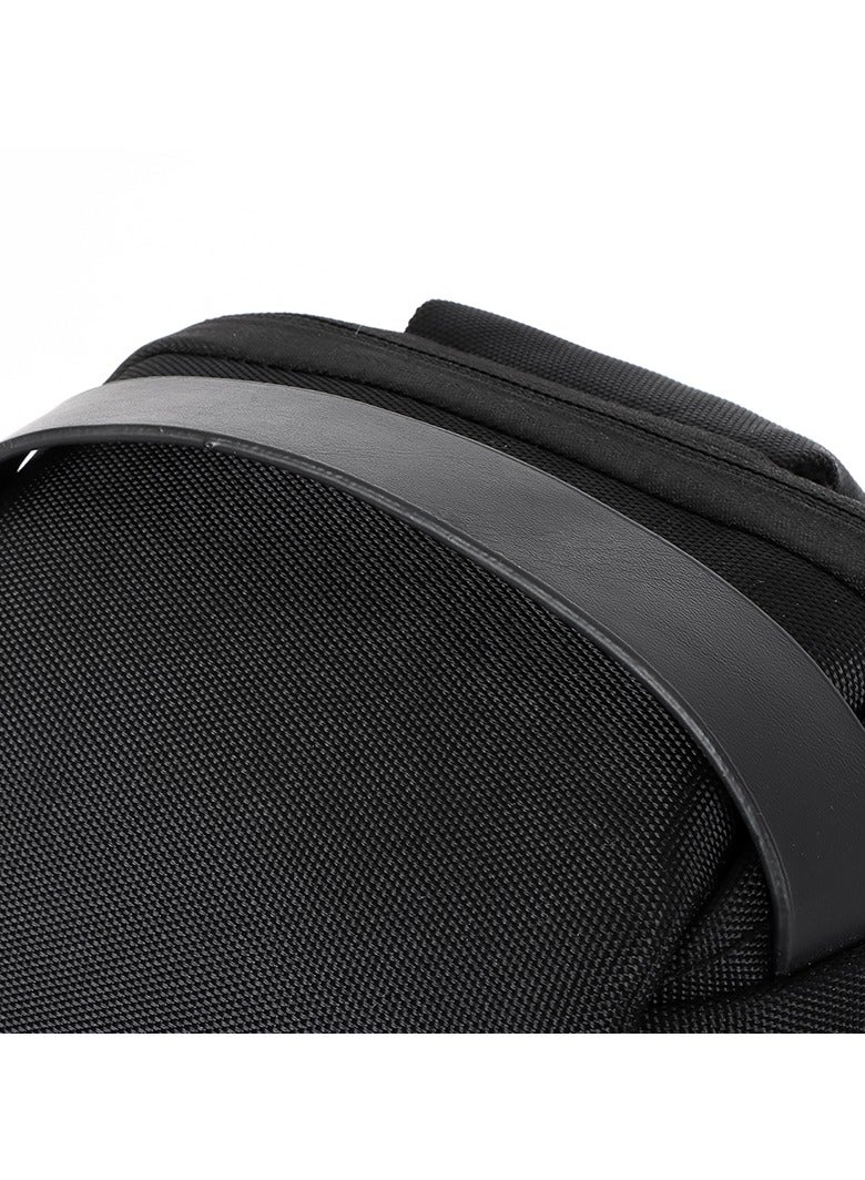 HIKE Unisex Crossbody Bag Water Resistant Anti-Theft Shoulder Bag with Built in USB Port and 3-Digit Combination lock for Business Travel Outdoor Shopping, HKSBYG-BLACK - Image 4