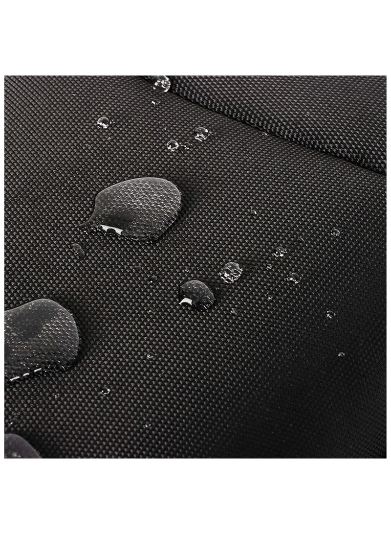 HIKE Unisex Crossbody Bag Water Resistant Anti-Theft Shoulder Bag with Built in USB Port and 3-Digit Combination lock for Business Travel Outdoor Shopping, HKSBYG-BLACK - Image 5