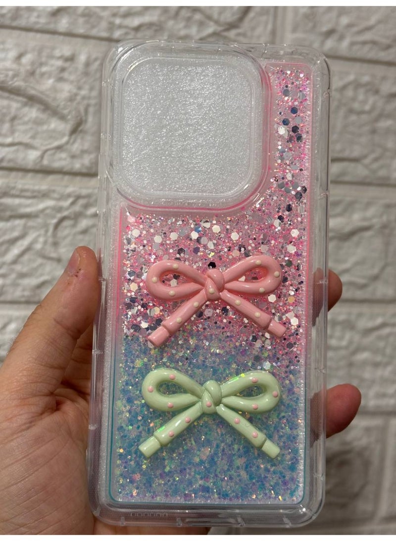 Back cover with a bow, compatible with the phone Xiaomi Redmi Note 14 4G - Image 1