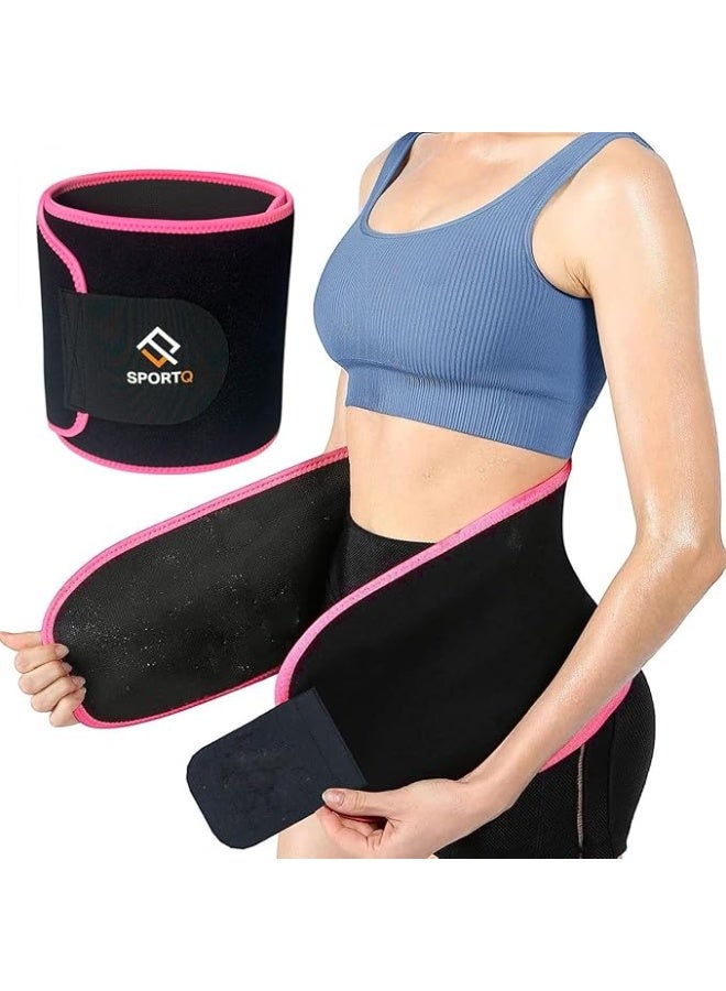 سبورت كيو حزام تخسيس للرجال والنساء من سبورت كيو® مصنوع من النيوبرين عالي الجودة – يساعد على حرق الدهون وزيادة التعرق أثناء التمرين – يمنع تكتل الروائح بعد التمرين البطن والخصر - Image 1