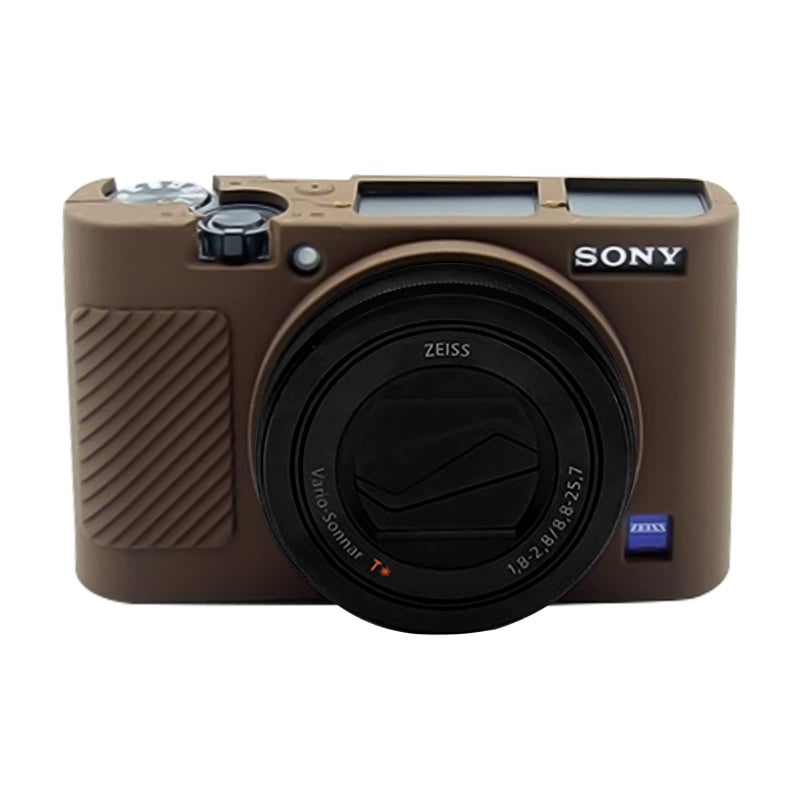 Easy Hood RX100 VII Case,Soft Silicone Protective Cover Protector Skin for Sony DSC-RX100 III RX100 V RX100 IV RX100 VII Digital Camera (Black) - Image 1