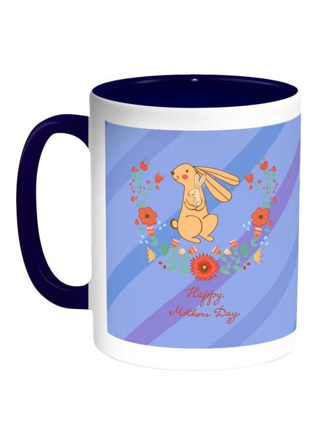 RYN Happy Mothers Day Printed Coffee Mug White/Purple/Red 325ml