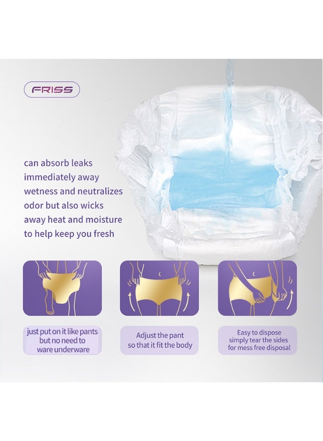 FRISS 25-Pack M-L Overnight Period Panties – 100% Leak-Proof Menstrual Underwear for Women, All-Night Comfort & Total Protection - Image 2