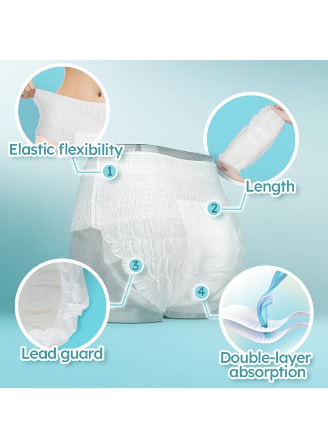 FRISS 25-Pack M-L Overnight Period Panties – 100% Leak-Proof Menstrual Underwear for Women, All-Night Comfort & Total Protection - Image 5