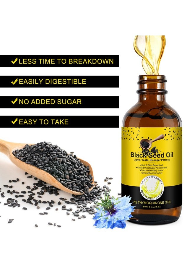 Uocasi Black Seed Oil Organic Cold Pressed, 100% Pure and Natural Liquid, Enriched with High TQ & Dynamic Harmony of Omegas 3 6 9, Hair Growth, Skin Cares, Nourishes and Hydrates Hair  - Image 4