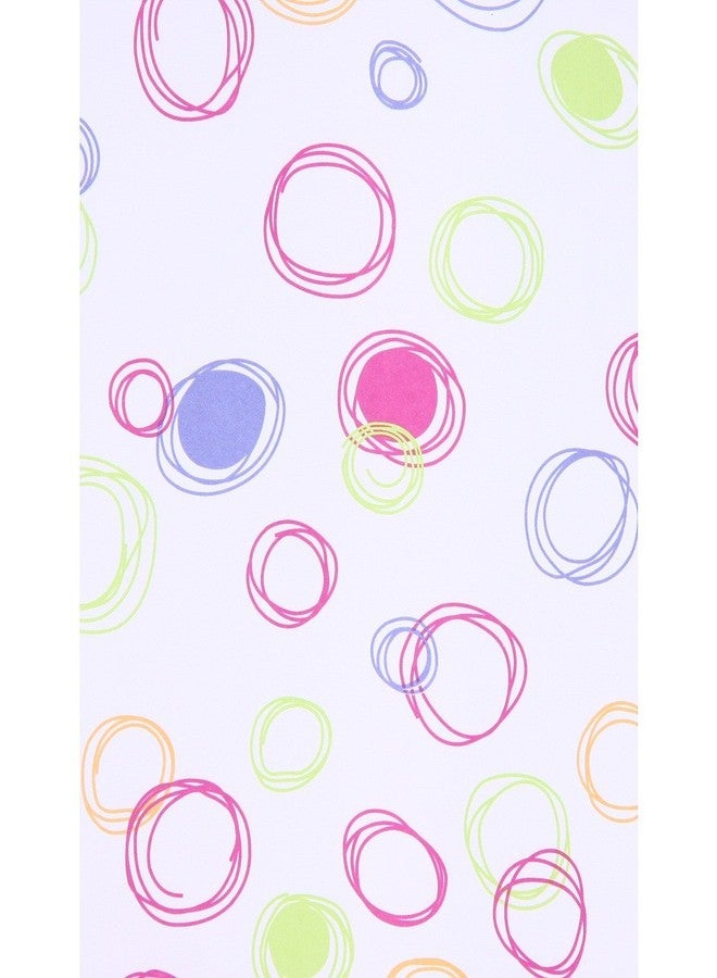 InterDesign iDesign Fabric Doodle Shower Curtain for Master, Guest, Kids', College Dorm Bathroom, 72" x 72", Multi-Colored - Image 3