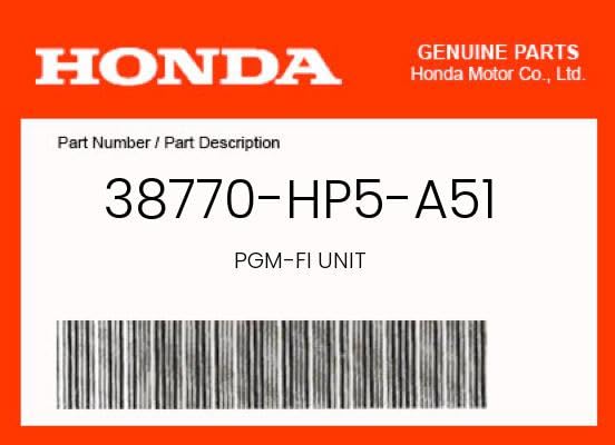 HONDA 38770HP5A51 PGMFI UNIT - Image 4