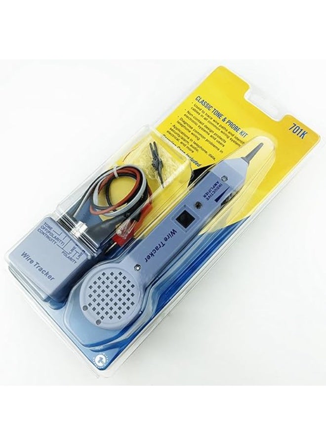 Terabyte مجموعة مولد 701K 200EP لجهاز قياس الصوت مع مكبر صوتي استقرائي لتتبع الأسلاك والكابلات لتحديد الموصلات الفردية والكابلات مع مصباح LED مدمج (يشمل مقبس سماعة الرأس ودليل المستخدم) - Image 1