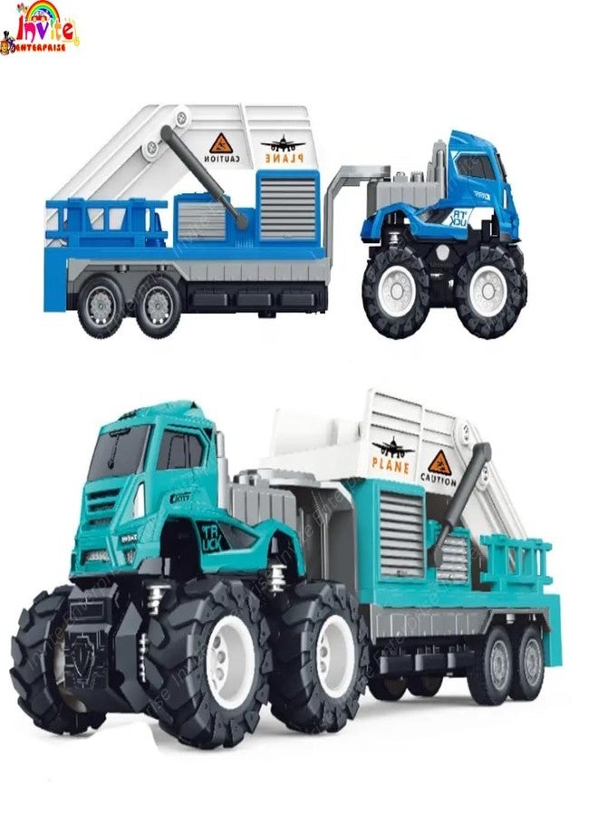 Funspark1:43 Airport Ladder & Food Lighting Truck Metal Toys Alloy Diecast Truck Set Toy, Diecast Miniature Car Model - Image 4