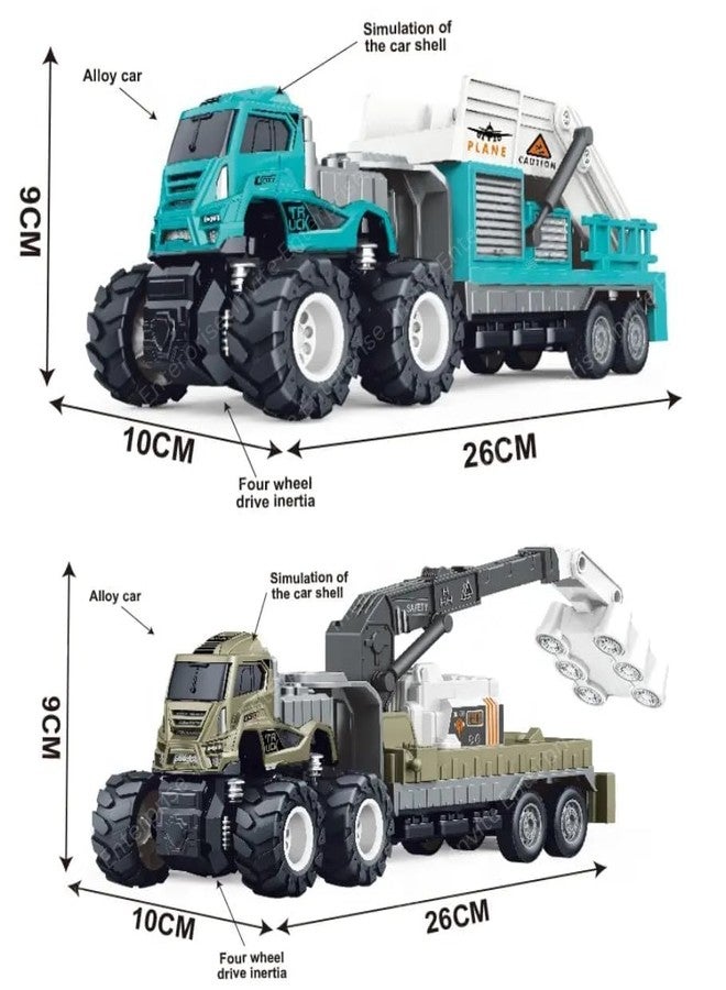 Funspark1:43 Airport Ladder & Food Lighting Truck Metal Toys Alloy Diecast Truck Set Toy, Diecast Miniature Car Model - Image 2