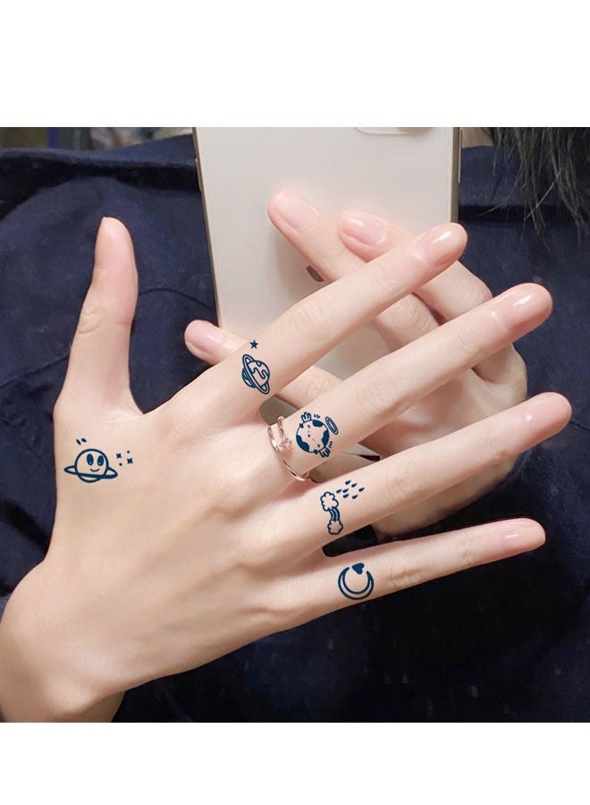 ملصقا موثقا مضاد للماء ذو وشم مصمم لكواكب - Image 3