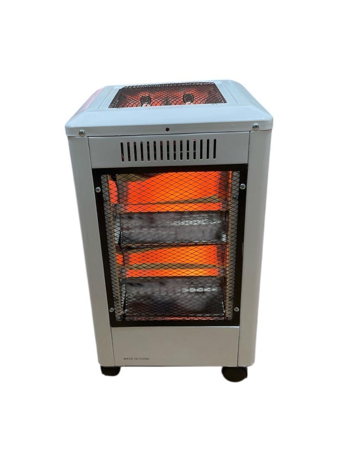 2000W Electric Room Heater - Grey/Black - Image 1