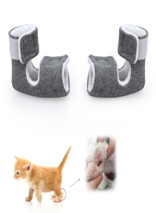vomvomp 1 Pair Cat Hock Socks for Kitten Sore Hocks Ankle Protective for Cats Recovery and Relief Wound Pain - Image 1