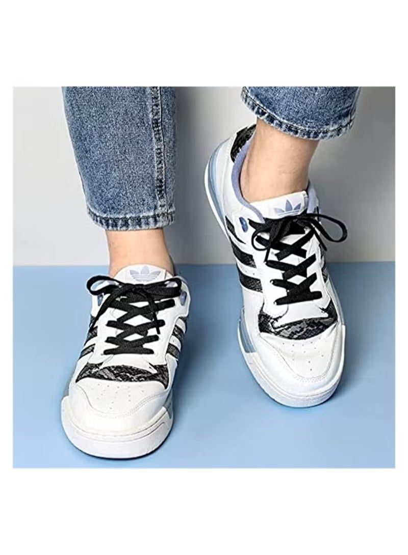 Shoelaces, 3 Pair Flat Shoe laces, Wide Shoelaces for Athletic Running Sneakers Shoes Boot Strings - Image 3