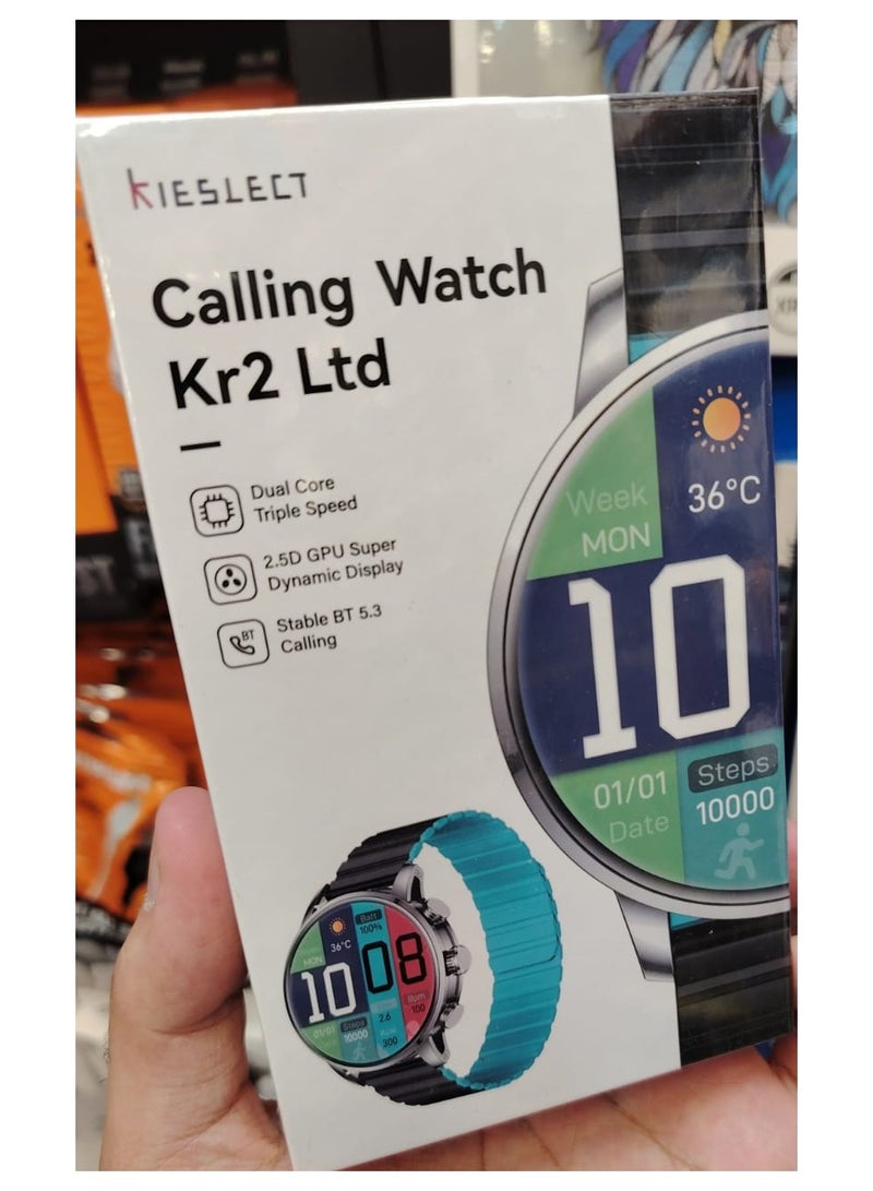 KIESLECT Smart watch latest version from kieslect kr2 ltd Connectivity Bluetooth 5.3 Water resistance: IP68 Screen material: Amoled Battery capacity: 360 mAh Theoretical charging time: about 2 hours - Image 3