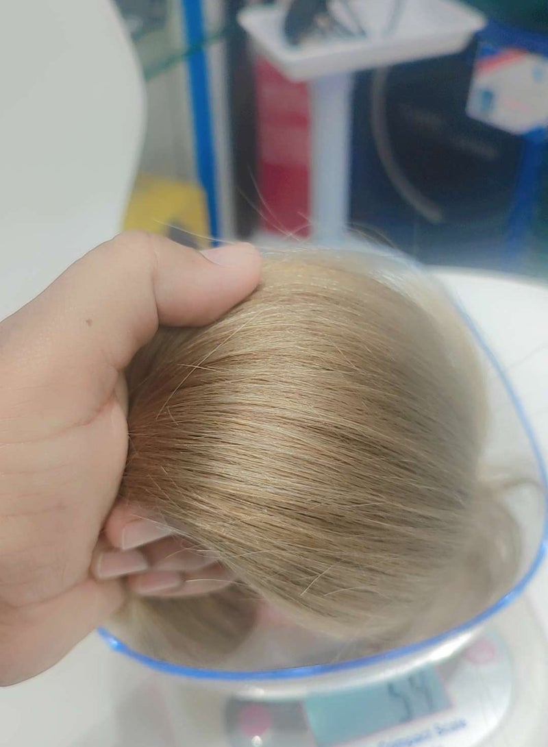 HK Weft 100% Human Hair Extensions Human Hair Soft Straight Remy Hair Easy Stick HK-ZSY1017 - Image 3