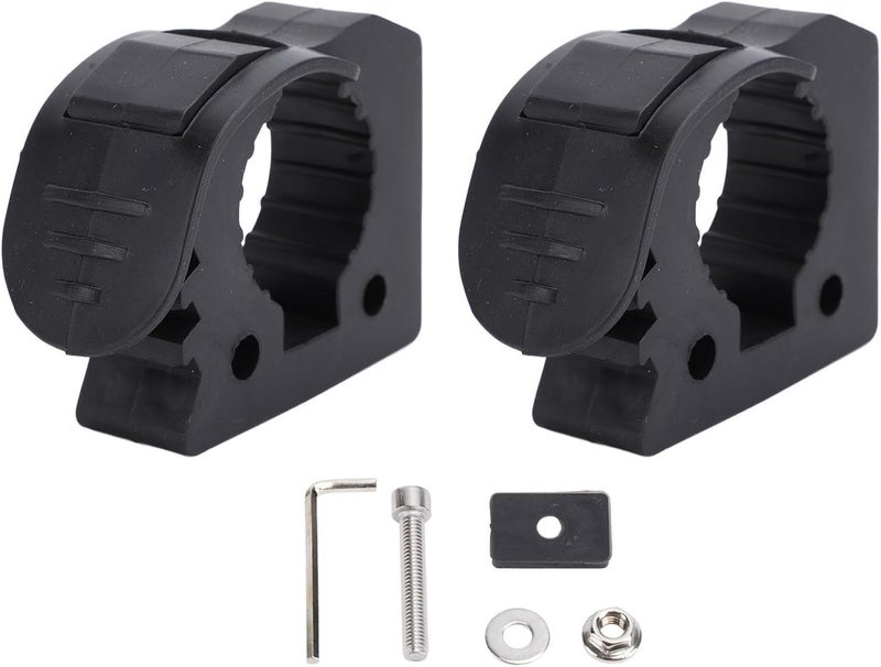 Shovel Holder Kit Improve Working Efficiency Wearproof Quick Release Rubber Clamps Mount for ATV UTV Truck (Black) - Image 5