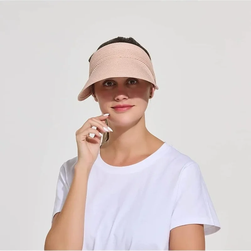 تيزجيلسين Women's Straw Visor Hat