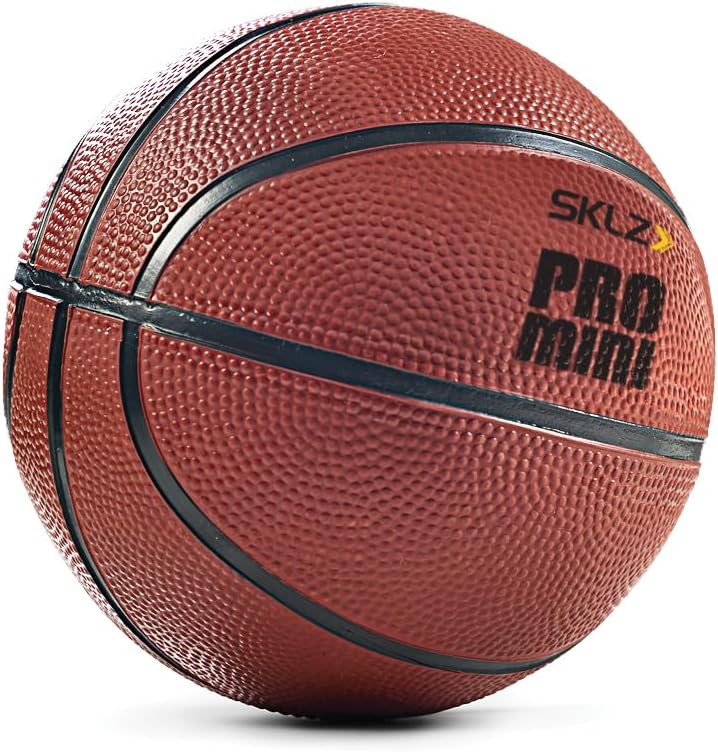 SKLZ Pro Mini Hoop Basketball - 5 Inch Diameter Practice Ball in Brown - Image 1