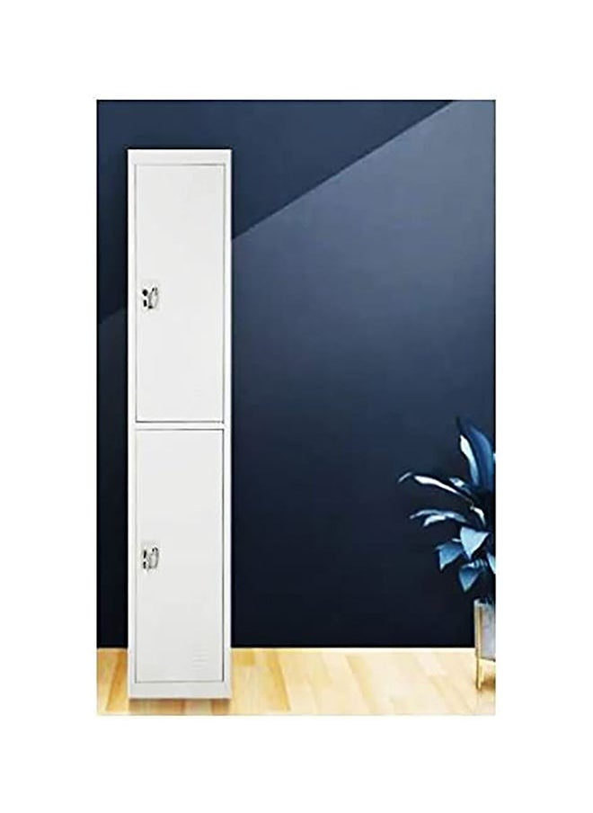 KARNAK - 2 Doors Locker Steel Metal Storage Cabinet With Keys For Home Office School And Private Room - Image 1