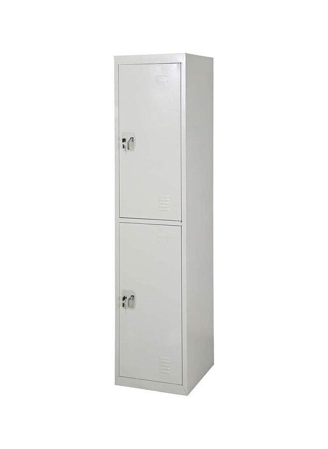 KARNAK - 2 Doors Locker Steel Metal Storage Cabinet With Keys For Home Office School And Private Room - Image 1