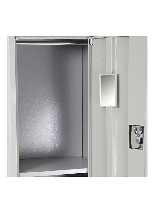 KARNAK - 2 Doors Locker Steel Metal Storage Cabinet With Keys For Home Office School And Private Room - Image 1