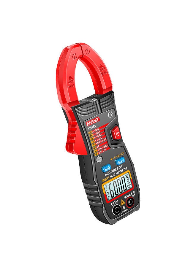 ANENG ANENG CM81 Smart AC Clamp Meter Clamp Type Multimeter 6000 Counts Auto Range Voltmeter 600A Ammeter Resistance Meter with Flashlight - Image 2